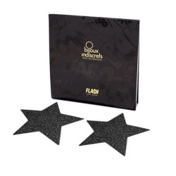 Bijoux - Indiscrets Capuchons De Tamelon Noir Star Flash